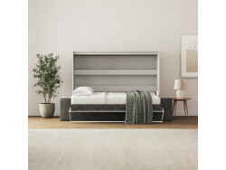 SMARTBett 140x200 Wall Bed Horizontal M2 (Depth 55cm)...