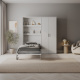 SMARTBett Set M3: 100x200 Murphy bed and STA.2.0026 cabinet (55 cm depth, 90 cm width)