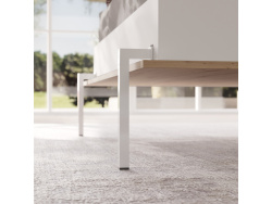 SMARTBett Schrankbett Classic 100x200cm Vertikal Eiche  Sonoma
