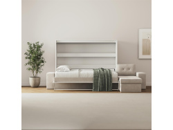 SMARTBett Schrankbett 140x200 Horizontal M2 (Tiefe 55cm)...