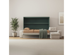 SMARTBett Schrankbett 140x200 Horizontal M2 (Tiefe 55cm)...