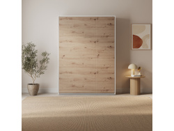 SMARTBett Schrankbett Serie M 140H Horizontal 140x200cm...