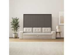 SMARTBett 160x200 Wall Bed Horizontal M2 (Depth 55cm)...
