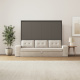 SMARTBett 160x200 Wall Bed Horizontal M2 (Depth 55cm) Anthracite  incl. SOFA Sand  Grey