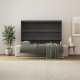 SMARTBett 160x200 Wall Bed Horizontal M2 (Depth 55cm) Anthracite  incl. SOFA Sand  Grey