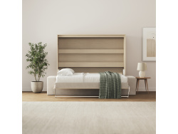 SMARTBett 160x200 Schrankbett Horizontal M2 (Tiefe 55cm)...
