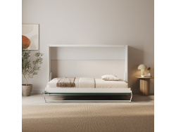 SMARTBett Schrankbett Serie M 120H Horizontal 120x200cm...