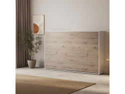 SMARTBett Schrankbett Serie M 120H Horizontal 120x200cm (Tiefe 40cm)