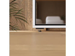 Schrankbett M1(40 cm Tiefe) 140x200 Vertikal Weiss /Spiegel