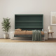 SMARTBett 160x200 Murphy  Bed  incl.Sofa Sand  Grey Horizontal M2 (Depth 55cm)  Stone green