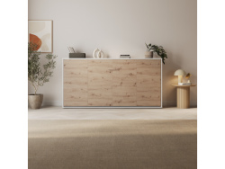SMARTBett Schrankbett Serie M 90H Horizontal 90x200cm (Tiefe 40cm)