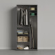 AKTION! NEW!!! SMARTBETT WARDROBE 100 CM  Anthrtacite/Anthracite High  Gloss