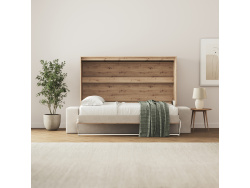 SMARTBett 140x200 Schrankbett Horizontal M2 (Tiefe 55cm)...