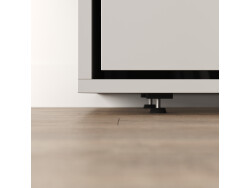 SMARTBett Murphy bed with sofa Anthrazit (M2 55cm depth) 160x200 Horizontal Pearl Gray