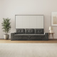 SMARTBett Murphy bed with sofa Anthrazit (M2 55cm depth) 160x200 Horizontal Pearl Gray