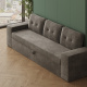 SMARTBett 140x200 Wall Bed Horizontal M2 (Depth 55cm) Roock Green withl. SOFA