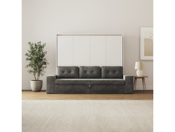 SMARTBett 160x200 Murphy  Bed Horizontal  incl. SOFA...