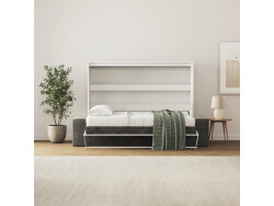 SMARTBett 140x200 Wall Bed Horizontal M2 (Depth 55cm)...