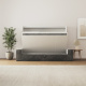 SMARTBett 140x200 Wall Bed Horizontal M2 (Depth 55cm) WHITE incl. SOFA Anthracite