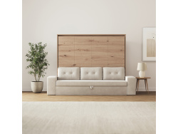 SMARTBett 160x200 Wall Bed Horizontal M2 (Depth 55cm)...
