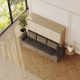SMARTBett 140x200 Schrankbett Horizontal M2 (Tiefe 55cm) Kaiserberg Eiche inkl.SOFA Anthrazit