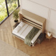 SMARTBett 140x200 Murphy Bed Horizontal M2 (Depth 55cm) Kayserberg Oak incl. SOFA Sand grey