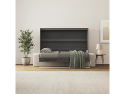 SMARTBett 140x200 Wall Bed Horizontal M2 (Depth 55cm)...