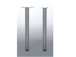 Table legs 710mm (4 ps. set) Steel (polished).