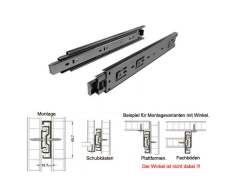 Full extension drawer runner 350 mm