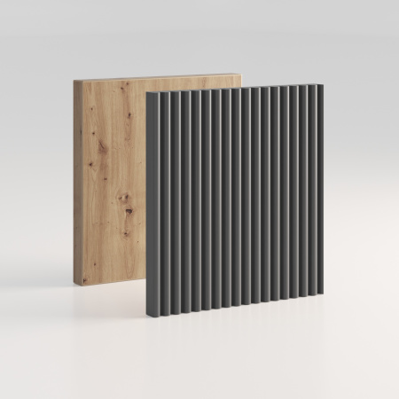 Wildeiche/Anthrazit WAVES